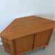 Bar d'angle placage teck
