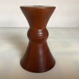 Wooden diabolo candle holder
