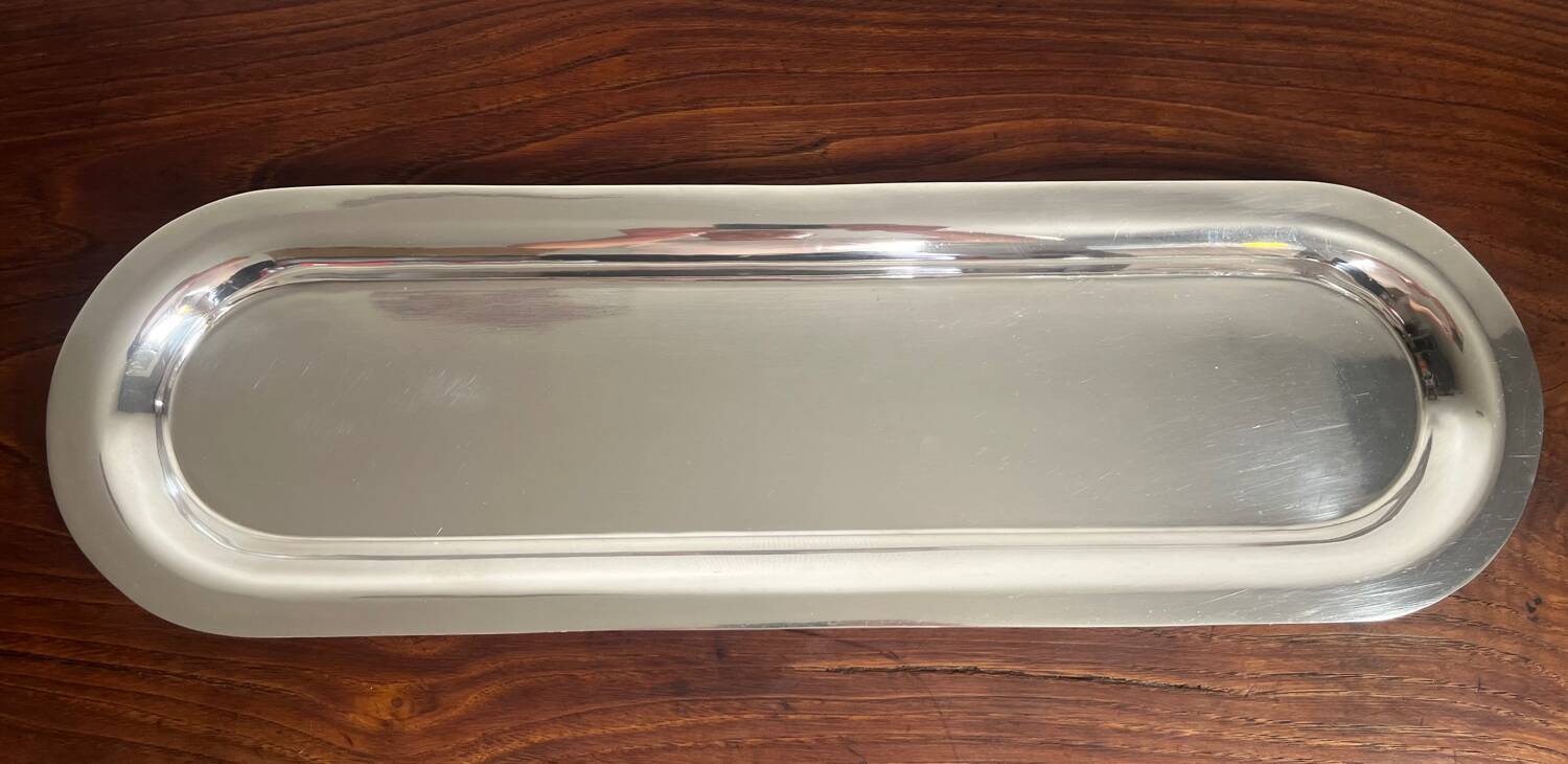 Maison Mills Large Oval Silver Plated Serving Dish