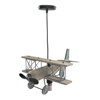 Airplane luminaire for children's room