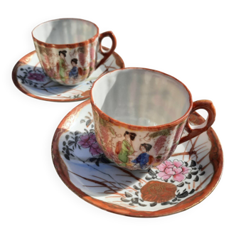 Set of 2 porcelain cups