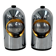 Pair of chrome Selene lamps by ABM, 1960