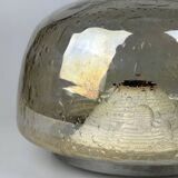 60s 70s ceiling lamp Plafoniere Flush Mount Böhmer Leuchten Germany Glass