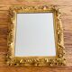 Antique gilded mirror 27x24cm
