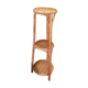 Rattan side table