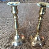 Copper candlesticks