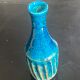 Vase vintage scandinave bleu