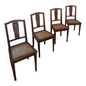 Chaises en cannage