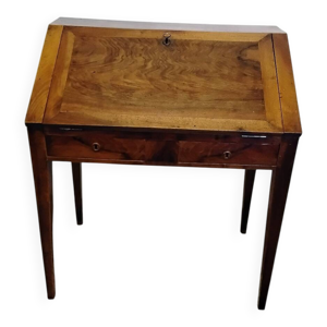 Bureau de pente, dos