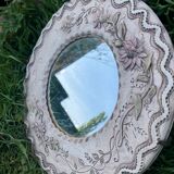 Vintage handcrafted mirror 30cm