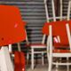 Lot de 11 chaises Ton