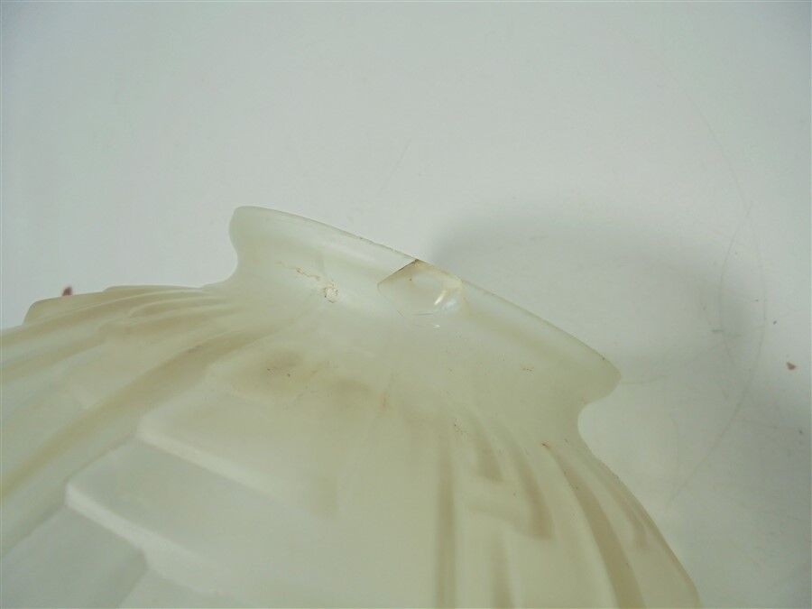 Art Deco globe ceiling lamp