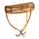 Rattan wall console Italy 1970