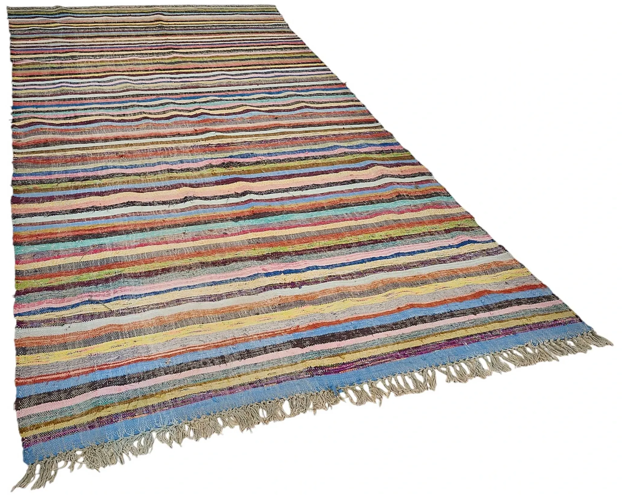Turkish Handwoven Flatweave Chaput Kilim 176 cm x 354 cm