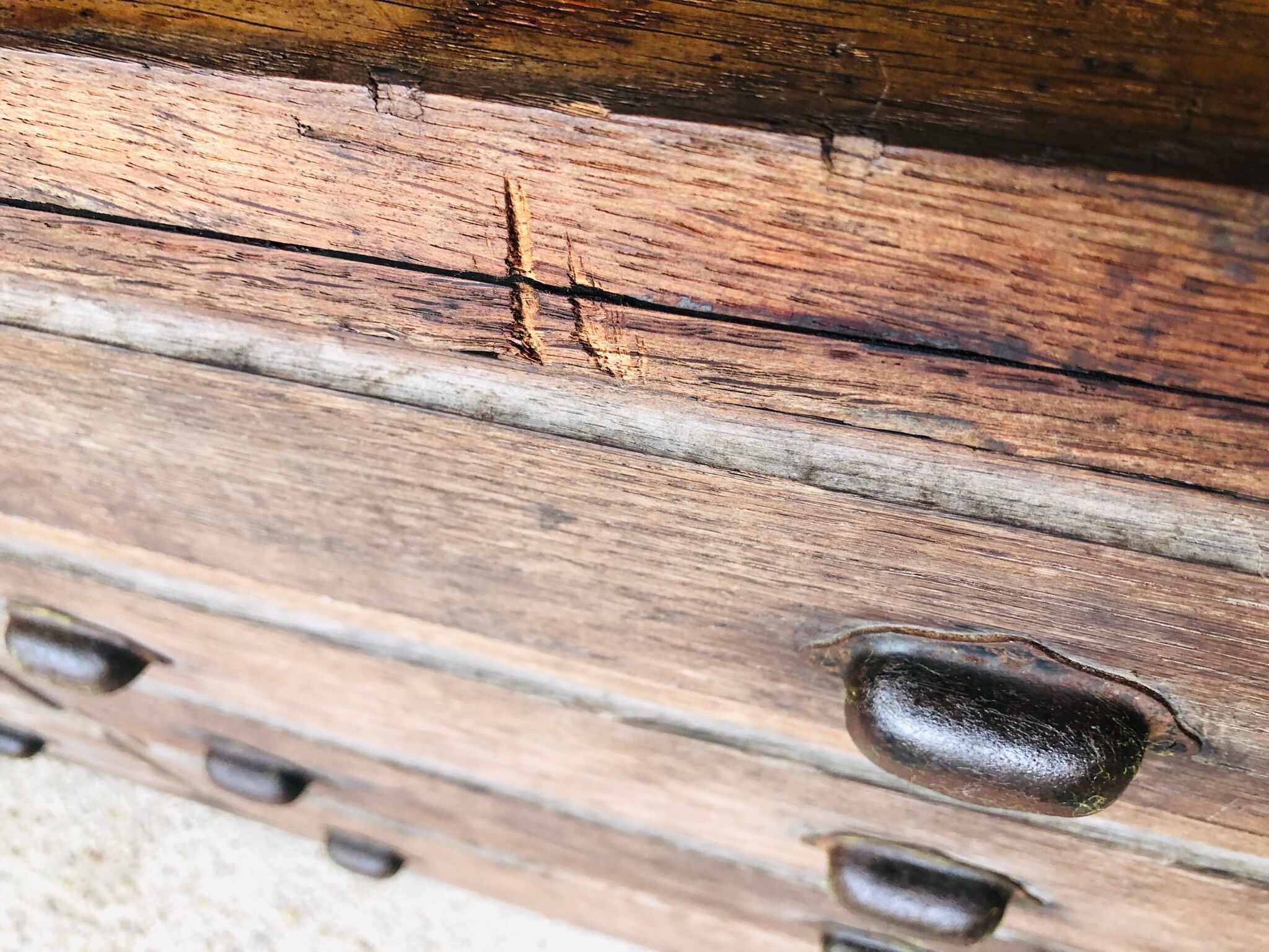 Cabinetmaker's workshop furniture with 12 drawers circa 30's/40's