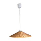 Vintage wicker hanging lamp
