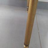 Alabaster harness brass foot