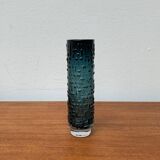 Brutalist Glass Bulb Vase Mid-Century Model F231 by Emil Funke for Gral