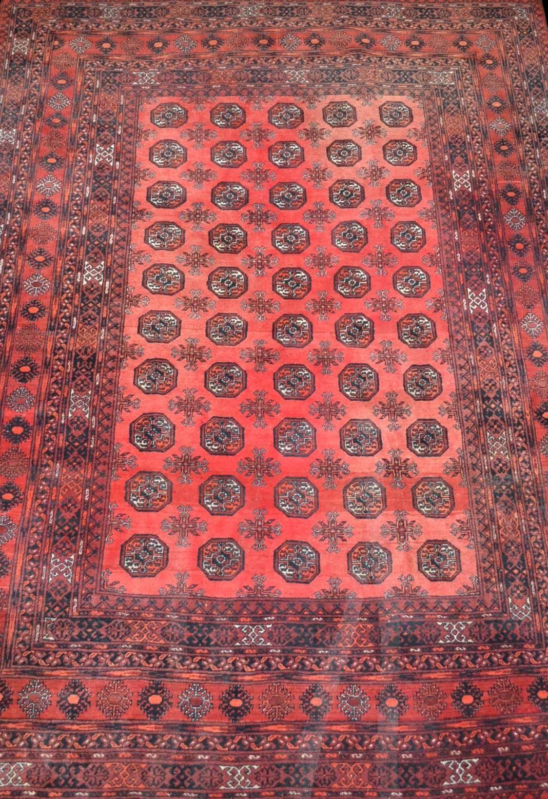 Tekké carpet, 205 cm x 280 cm, Turkmenistan, Wool, Perfect Condition, Circa 1980