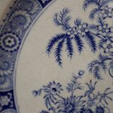 Japanese porcelain decoration plate Creil and Montereau Lebeuf Milliet