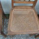 4 chaises cannées en chêne