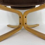 Falcon Leather Lounge Chair by Sigurd Ressel for Vatne Møbler, 1970s