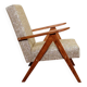 Vintage green granola ethnic design armchair