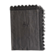 Antique cotton pillowcase tinted in smocke gray