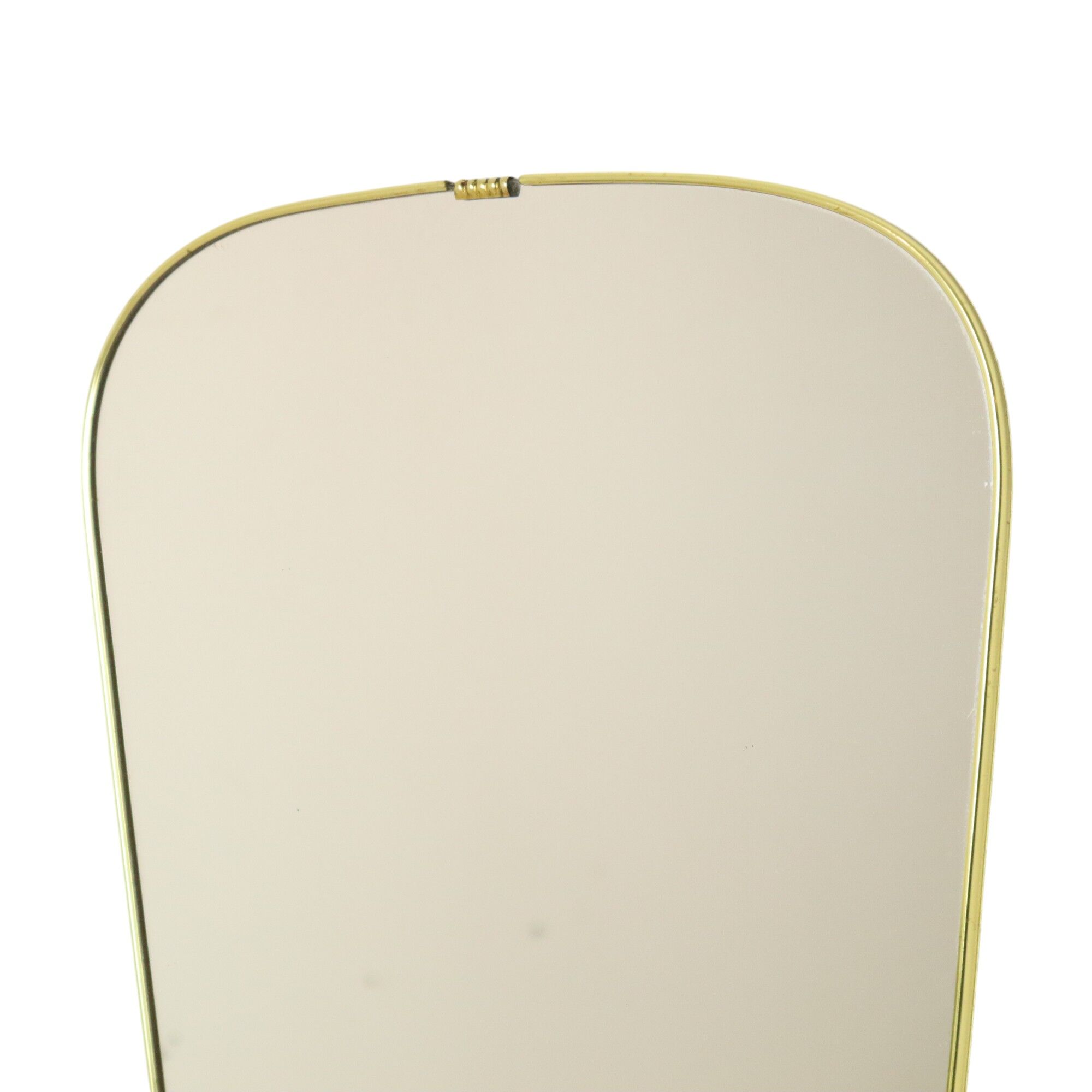 Vintage Rockabilly Freeform Mirror Gold Fifties Design 61cm