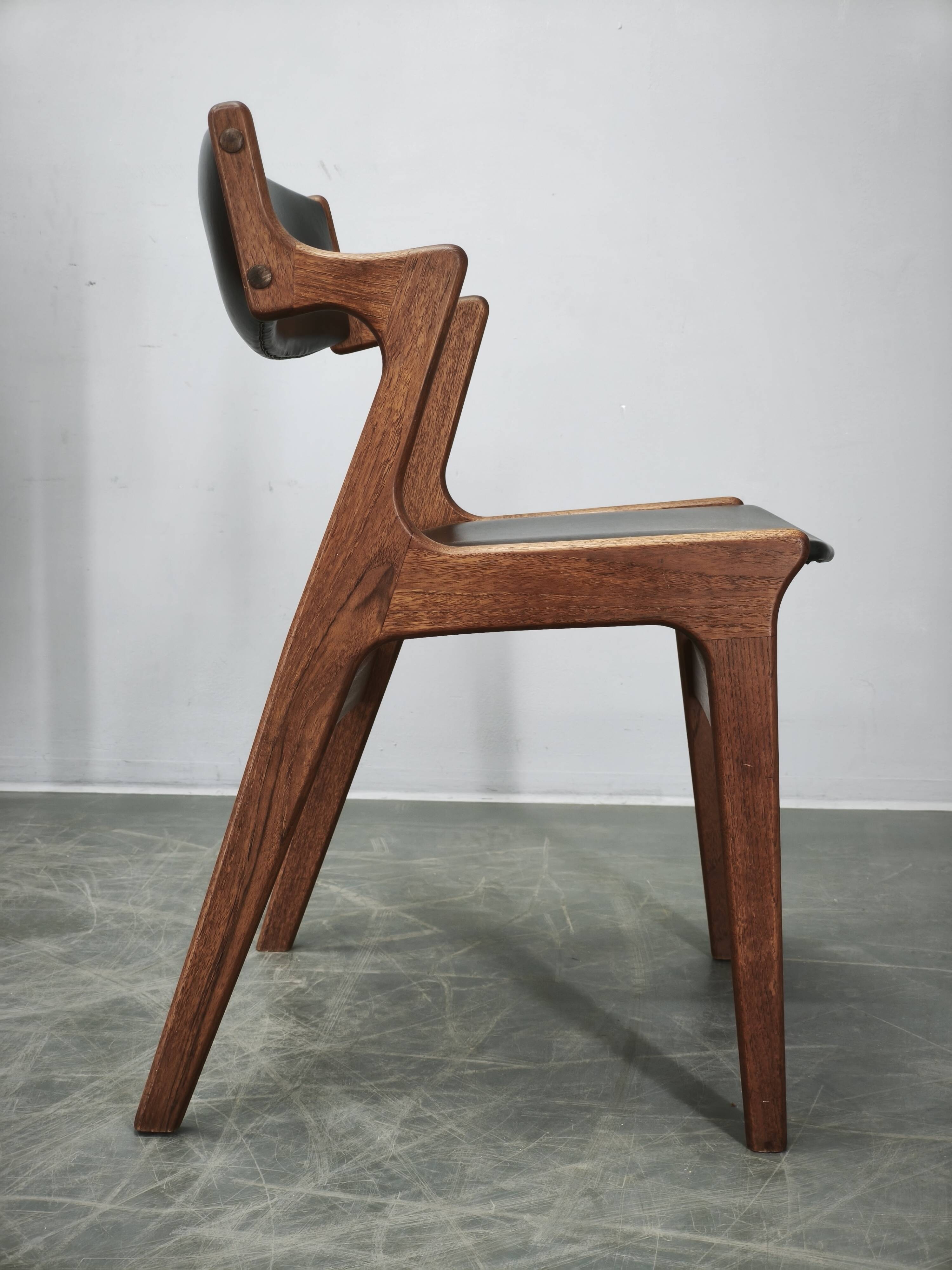 Sven Aage Madsen Teak Vanity Desk with Mirror, Denmark, 1960s