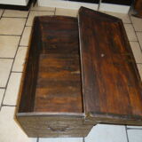 indian chest with spices and wheels