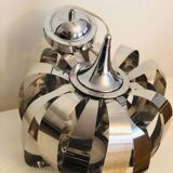 Vintage space age pendant lamp France 90