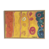 Oil on canvas by michael mulcahy (1952)