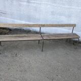 School bench with backrest