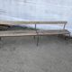 School bench with backrest
