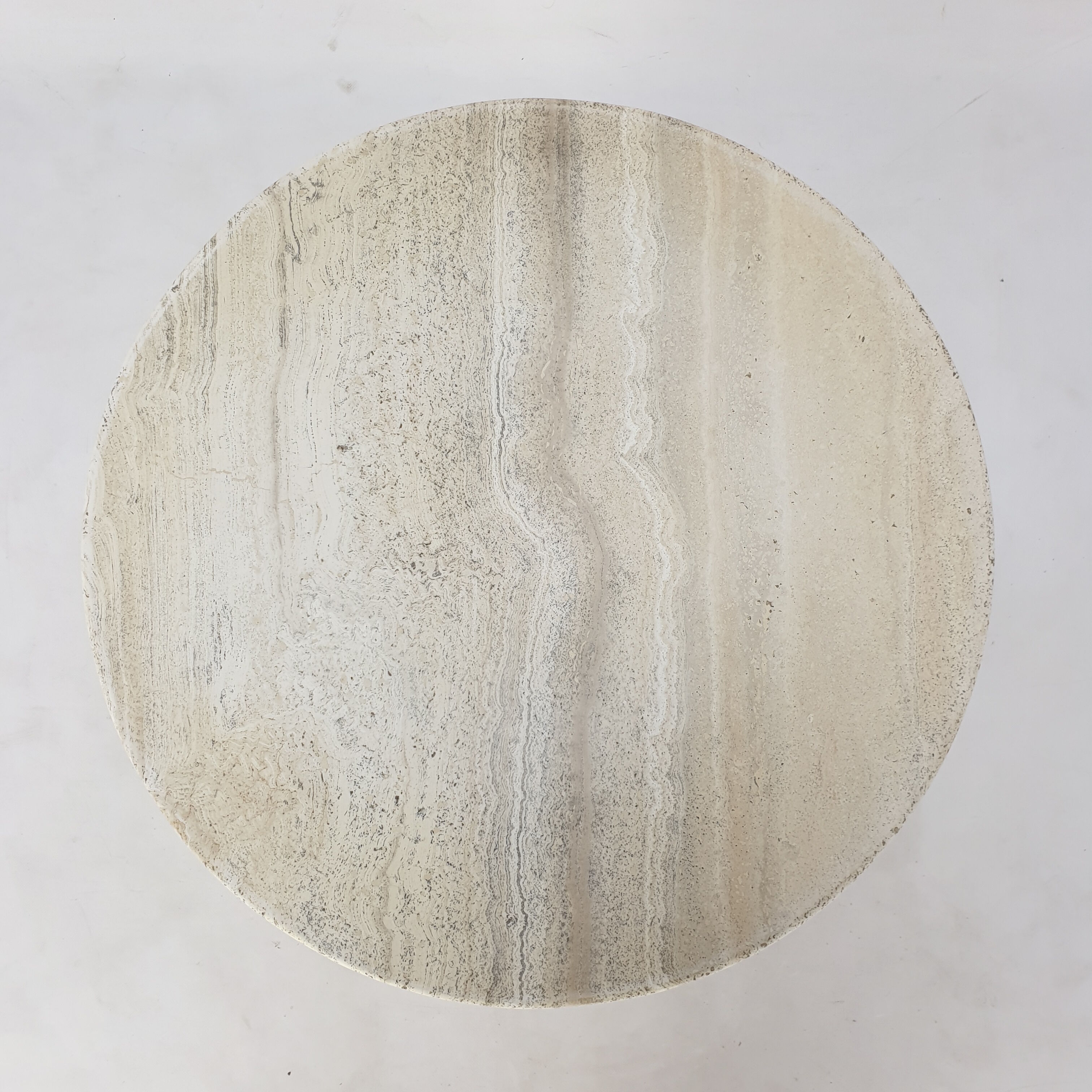 Italian Travertine Coffee Table, 1980s