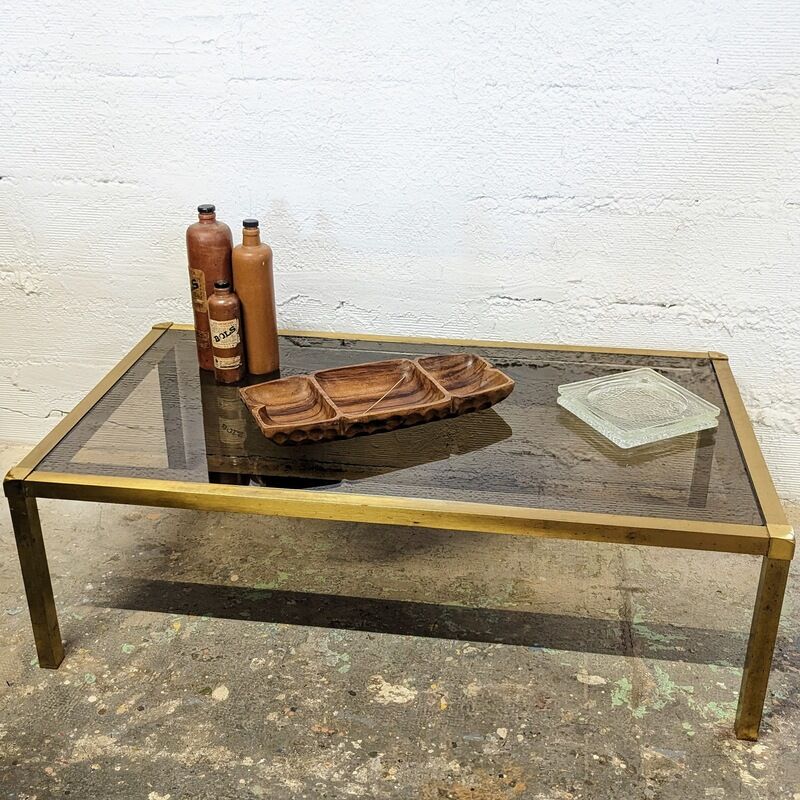 Golden coffee table