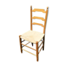 Wood and straw chair