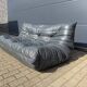 100% authentic Ligne Roset Togo 3-seater Anthracite Grey leather