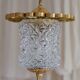 Glass and brass hanging 1950s