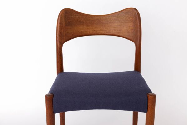 Chaise en teck Arne Hovmand-Olsen pour Mogens Kold, années 1950, danoise