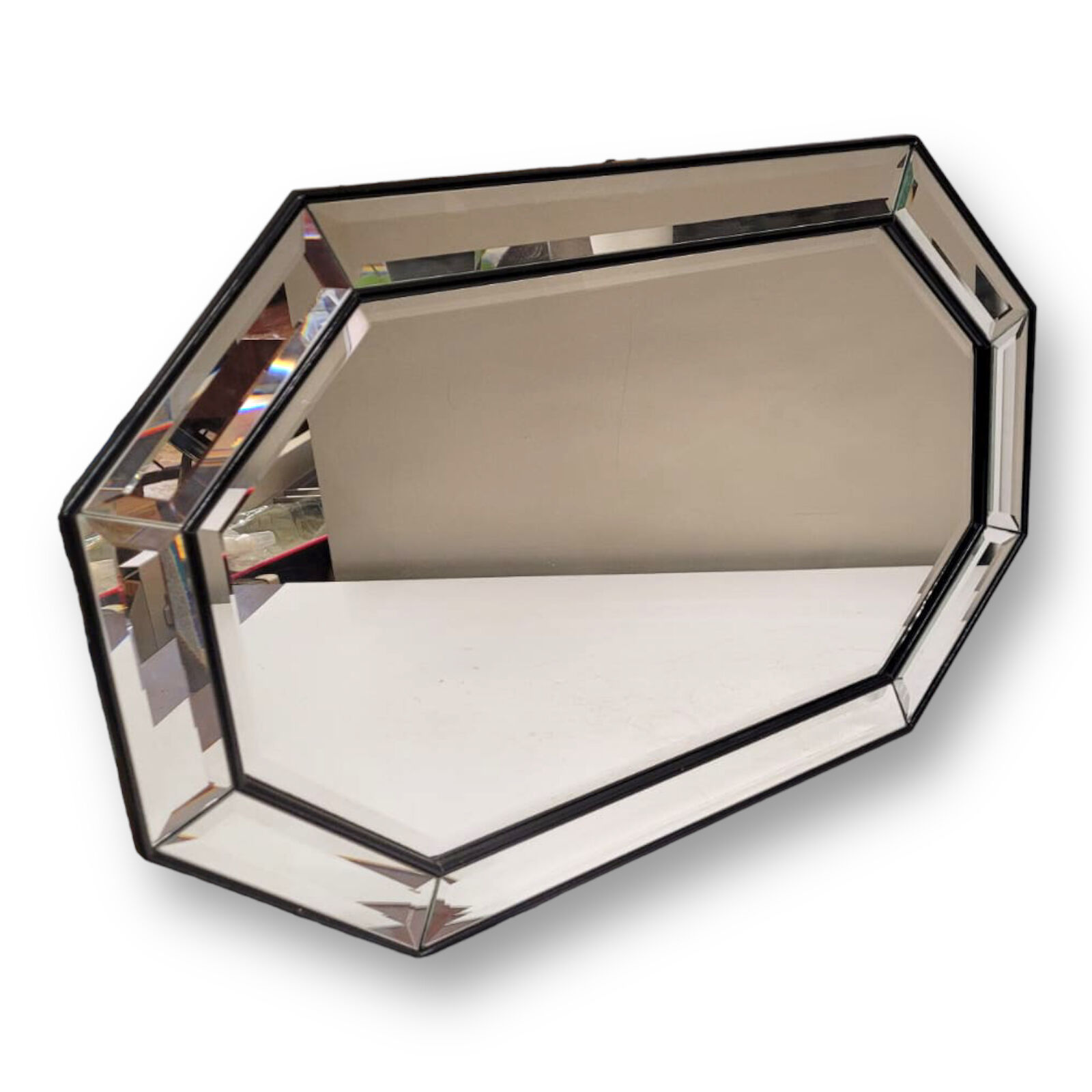 Miroir biseauté octogonal
