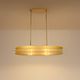 Ceiling light by Roberto Volonterio and Cesare Benedetti, brass and glass, 1980.