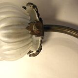 Bronze swan neck wall light 1900