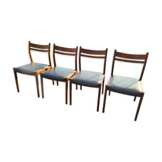Italian mahogany chairs brand Gessef