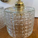 Pair of vintage glass globe wall lights