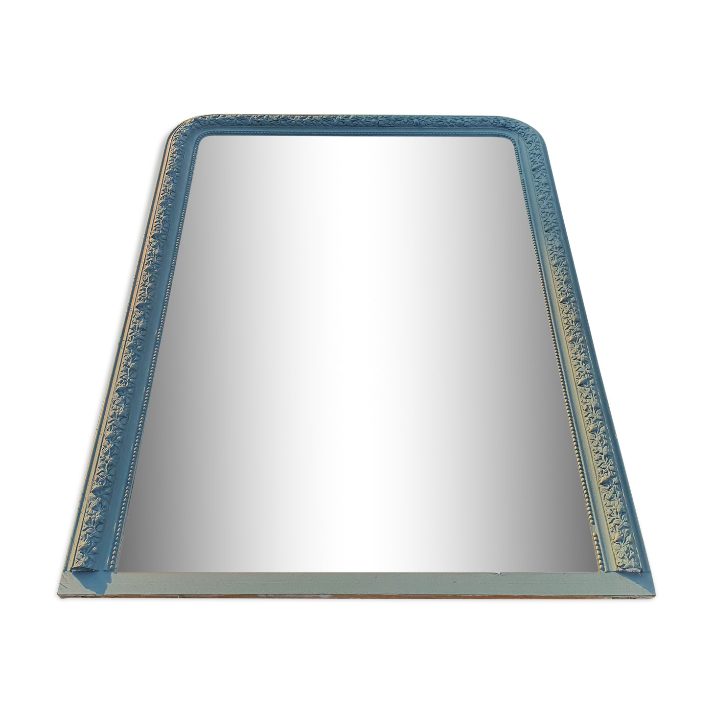 Large mirror Louis Philippe renovated. 151 x 106 cm