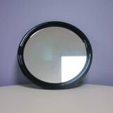 vintage Tiger black round mirror