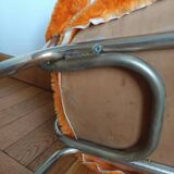 Pelfran orange fluffy chair