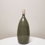 Enamelled stoneware table lamp, 1960